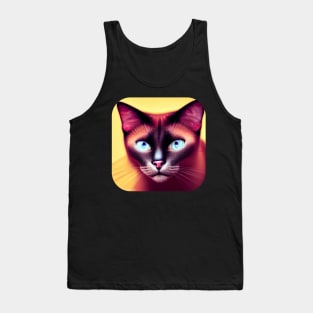 Siamese cat Tank Top